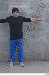 Whole Body Man T poses White Casual Average Standing Street photo references